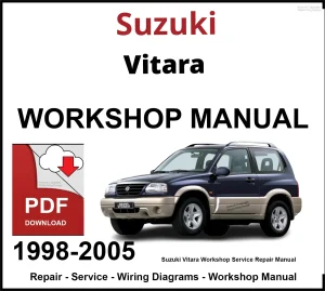 Suzuki Vitara 1998-2005 Workshop and Service Manual PDF