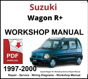 Suzuki Wagon R+ 1997-2000 Workshop and Service Manual PDF