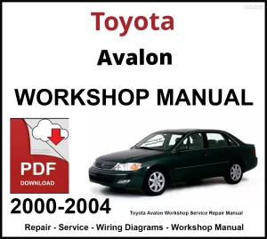 Toyota Avalon 2000-2004 Workshop and Service Manual PDF