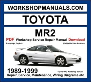 Toyota MR2 Workshop Manual 1989-1999 with 3S-GTE turbo mid-engine repair and wiring diagrams PDF
