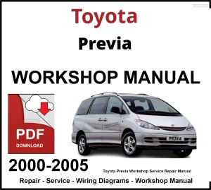 Toyota Previa 2000-2005 Engine Repair Manual PDF