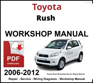 Toyota Rush 2006-2012 Workshop and Service Manual PDF