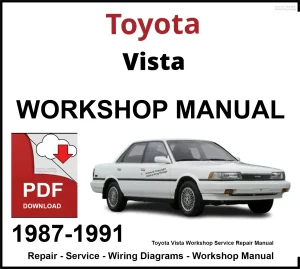 Toyota Vista 1987-1991 Workshop and Service Manual PDF