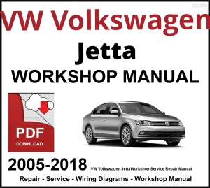 VW Volkswagen Jetta Workshop and Service Manual PDF