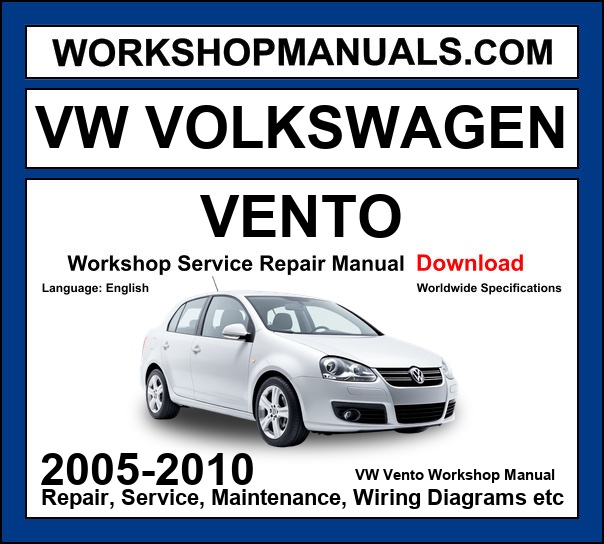 VW Volkswagen Vento 2005-2010 Workshop Service Repair Manual