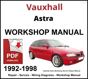 Vauxhall Astra 1992-1998 Workshop and Service Manual PDF