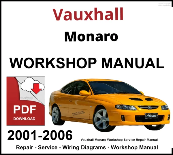 Vauxhall Monaro 2001-2006 Workshop and Service Manual