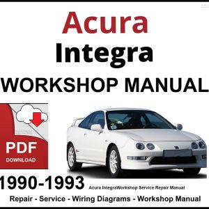 Acura Integra 1990-1993 Workshop and Service Manual PDF