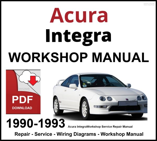 Acura Integra 1990-1993 Workshop and Service Manual PDF