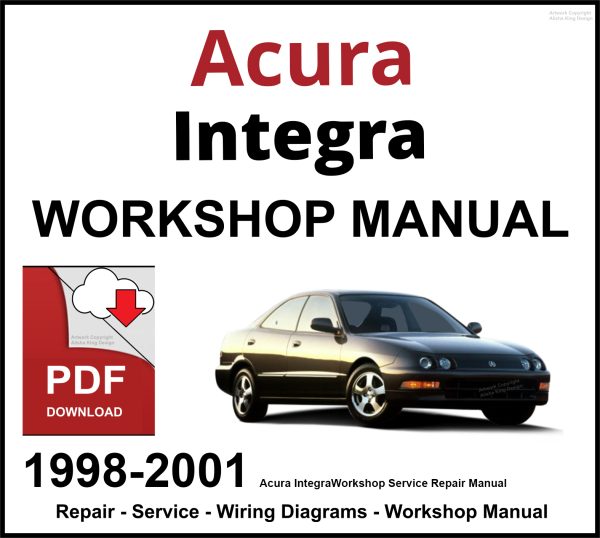 Acura Integra 1998-2001 Workshop and Service Manual PDF