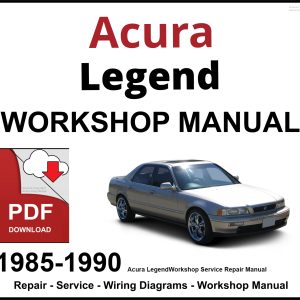 Acura Legend 1985-1990 Workshop and Service Manual PDF