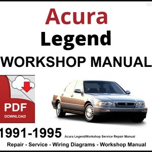 Acura Legend Workshop and Service Manual 1991-1995 PDF