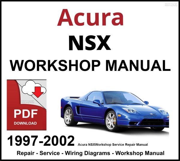Acura NSX Workshop and Service Manual 1997-2002 PDF
