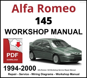 Alfa Romeo 145 Workshop and Service Manual 1994-2000 PDF