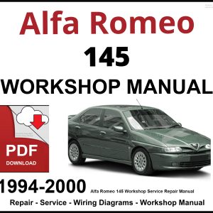 Alfa Romeo 145 Workshop and Service Manual 1994-2000 PDF