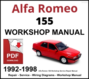 Alfa Romeo 155 Workshop and Service Manual 1992-1998 PDF