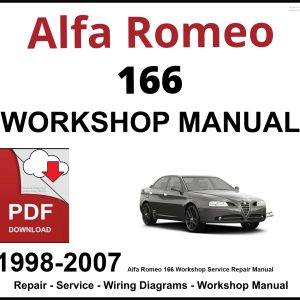 Alfa Romeo 166 Workshop and Service Manual 1998-2007