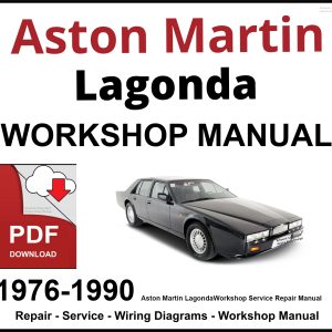 Aston Martin Lagonda Workshop and Service Manual 1976-1990 PDF