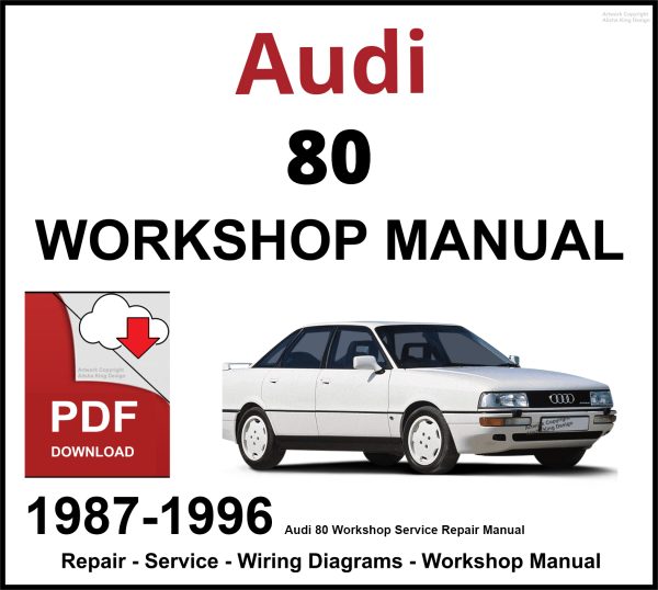 Audi 80 Workshop Service Repair Manual 1987-1996 PDF