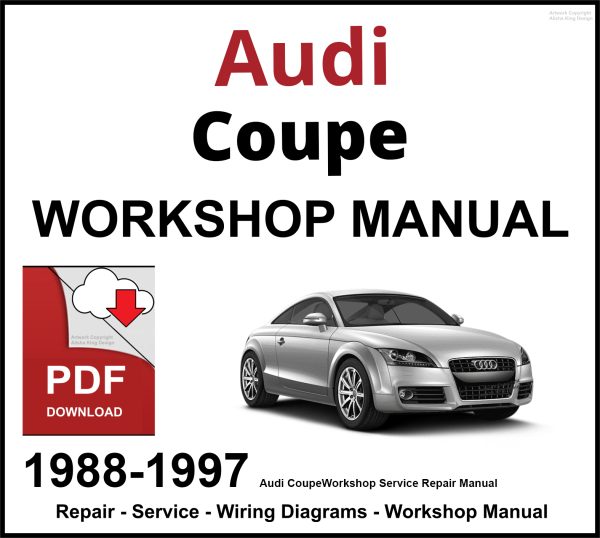 Audi Coupe Workshop and Service Manual 1988-1997 PDF