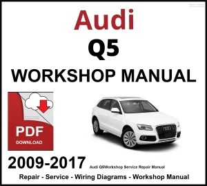 Audi Q5 Workshop and Service Manual 2009-2017