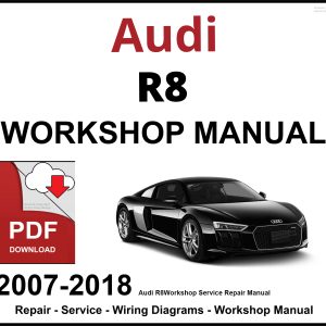 Audi R8 Workshop and Service Manual 2007-2018