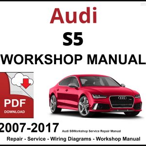 Audi S5 Workshop and Service Manual 2007-2017