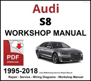 Audi S8 Workshop and Service Manual 1995-2018