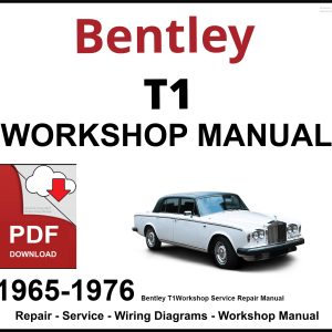 Bentley T1 Workshop and Service Manual PDF