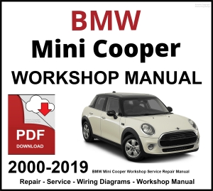 BMW Mini Cooper 2000-2019 Workshop and Service Manual