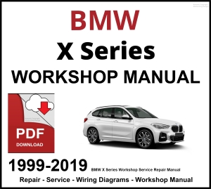 BMW X Series Workshop and Service Manual 1999-2019