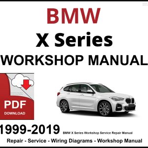 BMW X Series Workshop and Service Manual 1999-2019