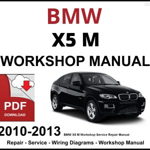 BMW X5 M Workshop and Service Manual 2010-2013