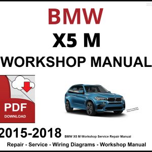 BMW X5 M Workshop and Service Manual 2015-2018