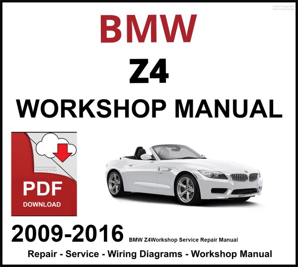 BMW Z4 Workshop and Service Manual 2009-2016