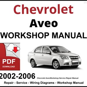 Chevrolet Aveo 2002-2006 Workshop and Service Manual PDF