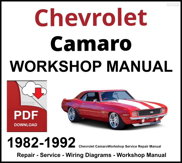 Chevrolet Camaro 1982-1992 Workshop and Service Manual PDF