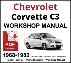 Chevrolet Corvette C3 Workshop and Service Manual 1968-1982 PDF