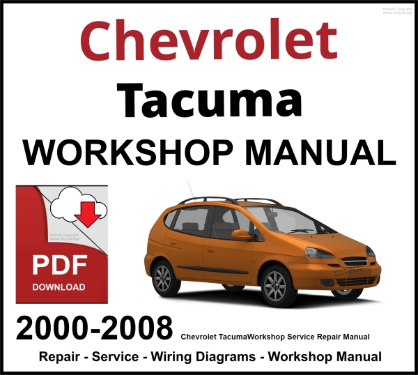 Chevrolet Tacuma Workshop and Service Manual