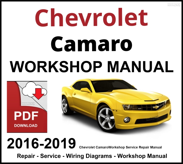 Chevrolet Camaro 2016-2019 Workshop and Service Manual PDF