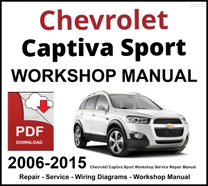 Chevrolet Captiva Sport 2006-2015 Workshop and Service Manual PDF