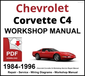 Chevrolet Corvette C4 Workshop and Service Manual 1984-1996 PDF