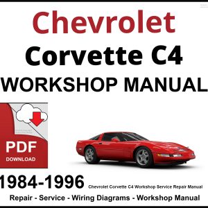 Chevrolet Corvette C4 Workshop and Service Manual 1984-1996 PDF