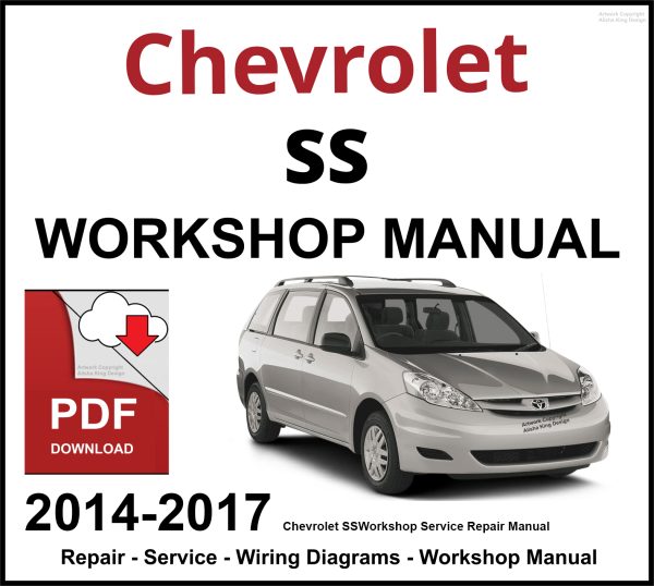 Chevrolet SS Workshop and Service Manual 2014-2017 PDF