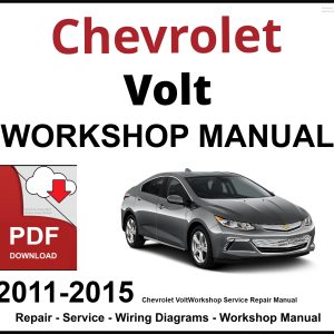 Chevrolet Volt Workshop and Service Manual