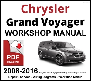 Chrysler Grand Voyager Workshop and Service Manual 2008-2016 PDF