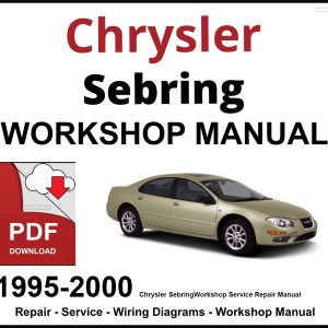 Chrysler Sebring Workshop and Service Manual 1995-2000 PDF