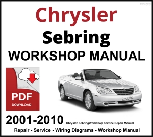 Chrysler Sebring Workshop and Service Manual 2001-2010 PDF