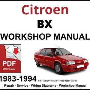 Citroen BX 1983-1994 Workshop and Service Manual