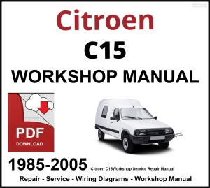 Citroen C15 Workshop and Service Manual 1985-2005